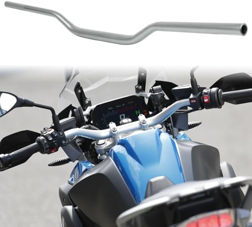 DREAMIZER Manubrio Moto Racing 1-1/8 per Dirt Pit Bike, Design a Sezione Variabile con Terminali 22mm, Universale Compatibile con Honda Yamaha Suzuki per Motocross Cafe Racer e Custom