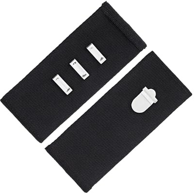 Waist Extender for Trousers, Button Extender for Jeans, Black 2 Pcs