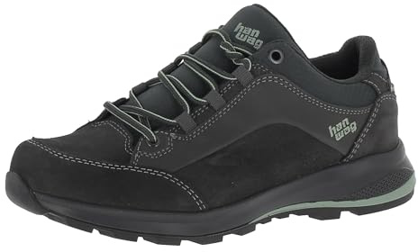 Hanwag W Banks Low Bunion Lady GTX Grau - Gore-Tex Bequemer eleganter Damen Leder Wander-Halbschuh, Größe EU 38 - Farb