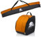 Rawstyle Skitasche Ski-Schuh-Tasche Set, SKI-Tasche, 160cm oder 180cm, wasserdicht, Ski Bag, Ski Cover, Wintersport, Kombi (schwarz-orange, Set 160cm)