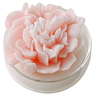 Candela profumata a forma di fiore di rosa, fatta a mano, in cera di soia, decorativa, da tavolo, per foto, regalo di compleanno, perfetta per meditazione, stress, bagno, yoga, festa della mamma,