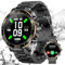 Smartwatch Uomo 1.44 AMOLED con IP68 Impermeabile, Fitness Tracker con 130 Sport, Contapassi, Cardiofrequenzimetro SpO2 Sonno, Orologio Smartwatch Uomo per Android iOS