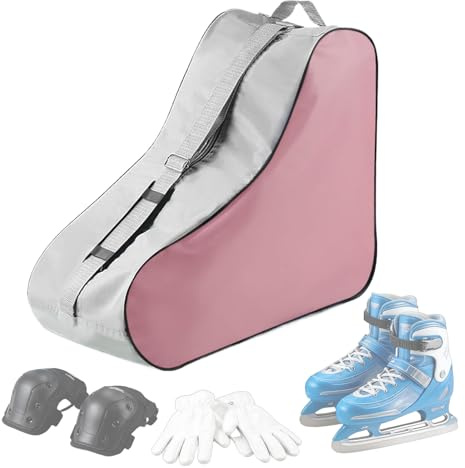 Genérico Bolsa De Transporte para Patines - Mochila Ajustable - Bolsas para Patines para Niña con Cremallera - para Hombres, Mujeres, Niños Y También para Zapatos De