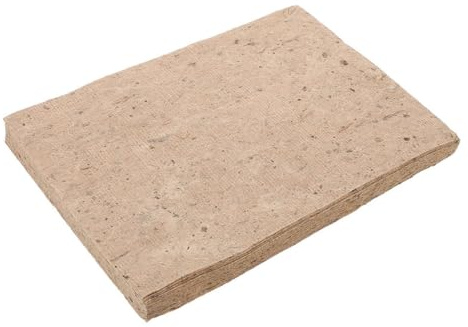 Genérico Fogli di Carta per Decoupage 20 Pezzi 27X20Cm in Carta di Corteccia di Gelso per Pittura Fai da Te e Progetti Artigianali Resistente e Adatta a Scrapbooking Color Avorio