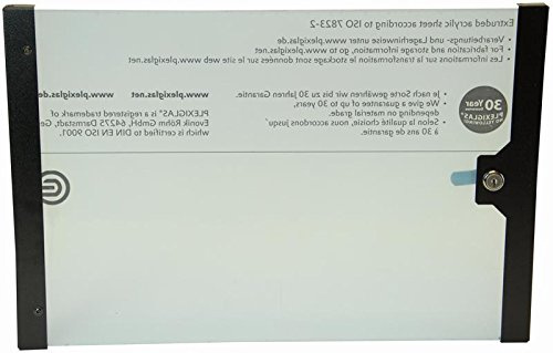 16U Plexi-glasdörr med lås 300-serien, för RACKZ, rackpaneler, inhägnader och 48 cm skåpställ