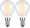 Century Light E14 Led Warmweiss Glühbirne G45 Tropfenform 6W Ersetzt 60W, 2700K Warmweiß,1150lm(Klasse B), 230V, CRI80+, 2 Stück