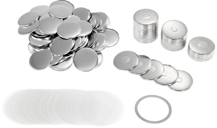 Juego de 100 insignias magnéticas for refrigerador de 58 mm, for hacer botones, piezas for manualidades y hacer insignias. De múltiples fines(Soft Magnet Button)