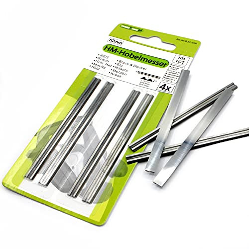 4 Stück HM Wendemesser/Hobelmesser für Meister Craft Elektrohobel Hobel 900 W/MEH 900-1 / MEH900-1