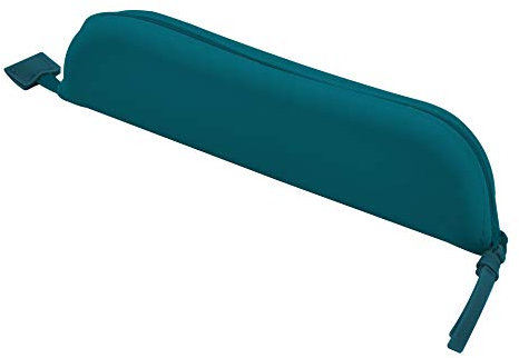 Legami PCS0004 Federmäppchen aus weichem Silikon Petrol Blue