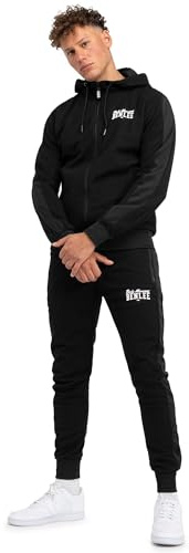 BENLEE Herren Trainingsanzug mit Kapuze HACKBERRY schmale Passform, Black, XXL