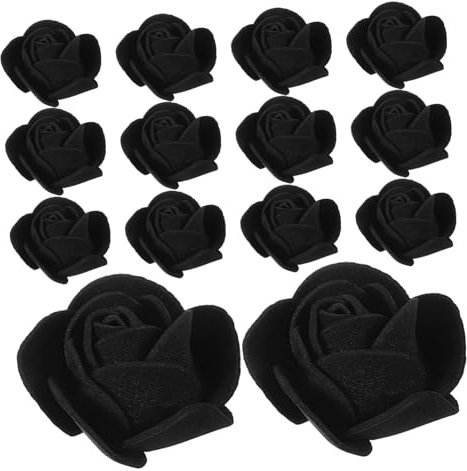 ABOOFAN 100 Stücke Hochzeit Tisch Champagner Schaum Rose Künstliche Rose Köpfe Künstliche Gefälschte Pflanze Gefälschte Rose Bad Seife Schwarze Braut Die Blumen Schaumrosen