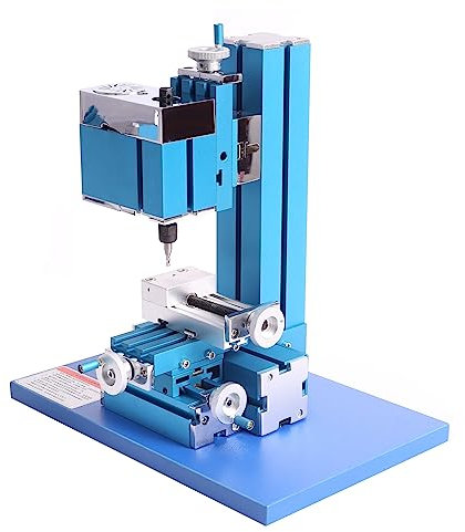 2024 New Metal Mini Milling Machine Micro DIY Woodworking Power Tool for Various Types of Metal Wood Turning