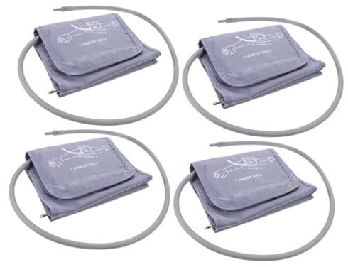 2 Sätze Blutdruckmanschette Ersatz-armmanschette Blutdruckmessgerät-gurt Blutdruck Oberes Band Manschette Für Blutdruckmessgerät Gürtel Ersatzmanschette Grey Vlies 2 Stück * 2 iplusmile