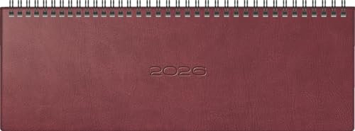 rido/idé Querterminbuch Mod. septant 2026 | 305×105 mm, Kunstleder, braun