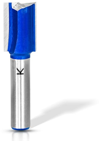 ASNOMY Fresa per scanalature da 13 mm, fusto da 8 mm, in metallo duro, fresa dritta per legno, set di punte per fresa per la lavorazione del legno