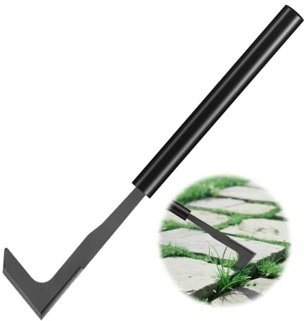 YOSN 2026 Upgraded Crack Weeder Tool, Carbon Steel Handle Manual Crevice Weeding Tool Weed Puller Gardening Tool for Sidewalk, Paver, Wall Gaps, Lawn Yard, Driveway, Bricks, Deck Boards (13.58)