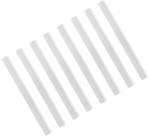 FRCOLOR 8pcs Dustpan Rubber Edge Strips Replacement with Soft Rubber Lip 26cm Sturdy Dustpan Lip Accessories for Home Cleaning and Garbage Collection