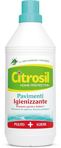 Citrosil Home Protection - Detergente Liquido Pulisci Pavimenti Igienizzante con Vere Essenze di Eucalipto, 900 ml