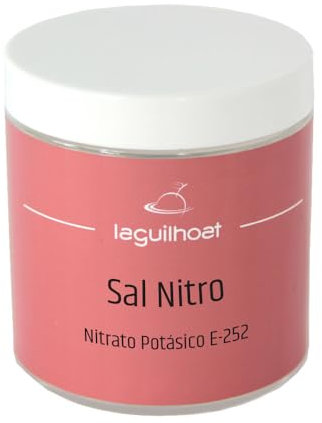 Sal Nitro - 250 g - Ideal para Curar y Conservar Embutidos