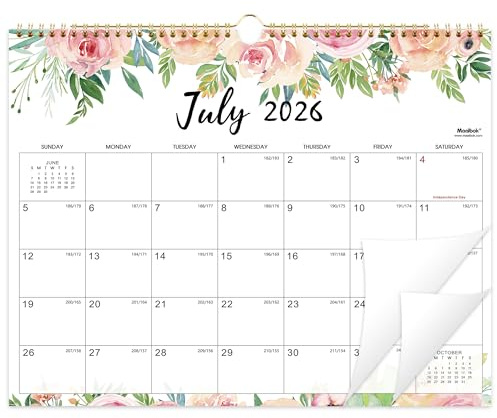 2026-2027 Calendar - July 2026 - December 2027, 14.6'' x 11.4'', Wall Calendar 2026-2027, Twin-Wire Binding, 18 Months Calendar, Premium Paper