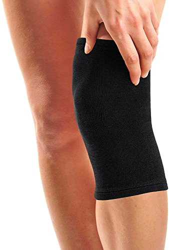 GUTEINTE Fascia Elastica Per Ginocchia, Elastic Support Bandage, Ginocchio Supporto e Sollievo per Dolori Articolari e Slogature, Misura Unica, Unisex, 2 pezzi (nero)