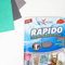 Trade Shop - Panno Rapido 3 Pz Lava Sgrassa E Asciuga In Microfibra Fibra Di Gomma Multiuso