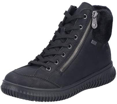 Rieker Damen Schnürstiefel in schwarz - Gr. 40