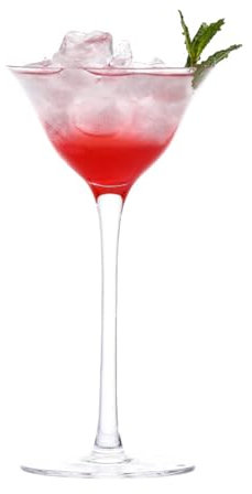 soulnioi 100ML Martini Cocktail Glasses,Triangle Martini Glasses for Serving Cocktails Gift for Valentines Wedding Anniversary