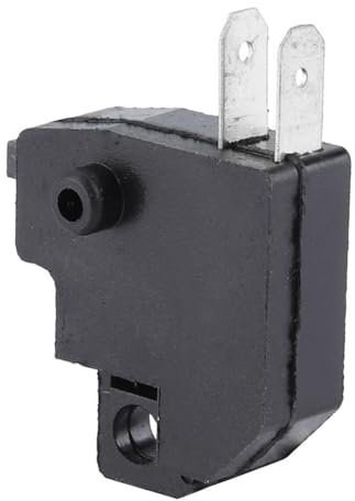 TKSE Interruttore Luce Freno Destra, Misura Universale Per Motocicli Suzuki, Risposta Rapida, Plastica + Rame Materiale Resistente, Facile Installazione (Destra)