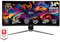 MSI MPG 341CQPX QD-OLED 34-inch Curved OLED Gaming Monitor, 3440 x 1440 (UWQHD), 0.03ms Response Time, 240Hz, HDR 400 True Black, HDMI, DP Port, USB Type C, Tilt,
