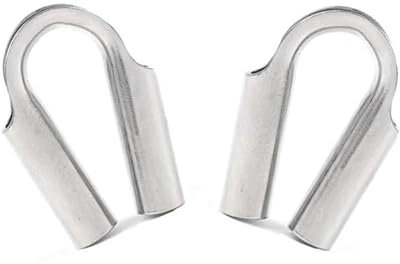 Generisch 2 Stück M6 Drahtseil Kauschen, Kausche Edelstahl 304 Kabelkausche Herz Kausche Drahtseilkauschen für 4mm Drahtseil Und Kabel