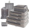Time Forest 8 Teilige Compression Packing Cubes für Reisen Koffer Organizer Set Kompression Packwürfel für Koffer, Rucksack, Travel bag, Grau