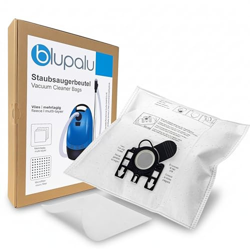 blupalu I Staubsaugerbeutel für Staubsauger Miele S548 | S 548 | S548 Aluminum | S548I | I 10 Stück