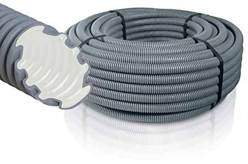 METEOFLEX PLUS Leerrohr 750N M16 / M20 / M25 / M32 / M40 / M50 aus PE-HD - Wellrohr für Erdreich, Erdverlegung, Außenbereich, Beton, etc. - hohe Druck- & Schlagfestigkeit (M32-50m)