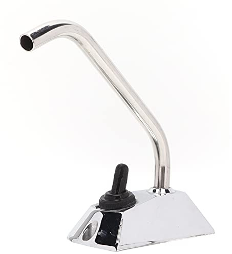 Tissting Caravan Water Tap, High Pressure 12V Electric Pump Faucet with Stainless Steel Sprayer Head and 10mm Hose for Motorhome, Boat, RV Kitchen