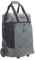 KEANU Einkaufstrolley Shopper XL Damen Herren Tasche Einkaufsroller Korb Handgepäck Flugreise Bahnreise Sauna - 40 Liter Grosse Räder - Farbauswahl (Grey Melange Turquoise Tension)