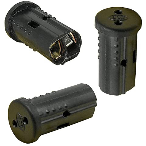 5 Stk. G4 Steckfassung Schwarz ø 7,8mm für 12V Niedervolt Lampen Steckkontakt Fassung Lampenfassung