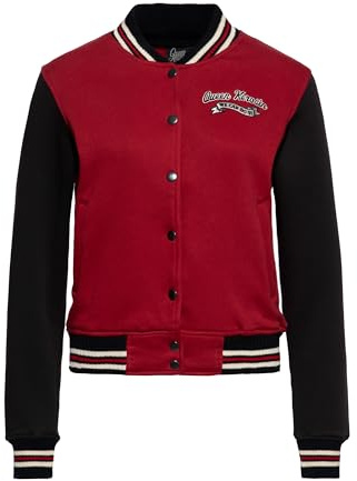 Queen Kerosin Veste collège pour femme - Veste de survêtement - Veste de baseball - Coupe droite - We Can Do It - Femme - Rockabella - 50S - Rockabilly - Vintage - Rock'n' Roll - Style rétro We Can Do
