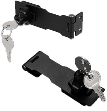ieron 2 cerraduras antirrobo con llave de 2.5 pulgadas para puertas corredizas correderas para puertas pequeñas, armarios, puertas de garaje, etc