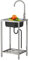 Lavello da esterno Lavello in Acciaio Inox Autoportante Lavandino Cucina 1 vasca Multifunzione con Rubinetto per Cucina, Giardino, Ristorante, Bar, Caffè, Garage