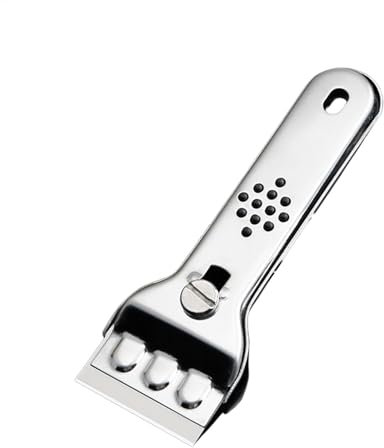 Glasschaber, Rasierklingenschaber Für Küchenherd Und Boden | Kochfeldreiniger Für Glasherd, Metallschaber Werkzeug, Fensterreinigungsschaber, Arbeitsplatten-Schaber, Bodenschaber Für Fliesen Und Metal