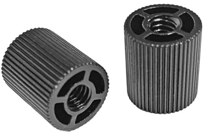 2 cámaras de rosca hembra de aluminio de 1/4-20 para brazos DSLR y soportes de luz, accesorios para adaptador de aluminio