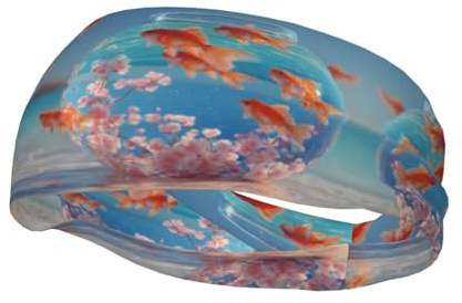Sakura Swim Sports Headband for Light Comfort Absorbent Elastic Breathable Outdoor Activities