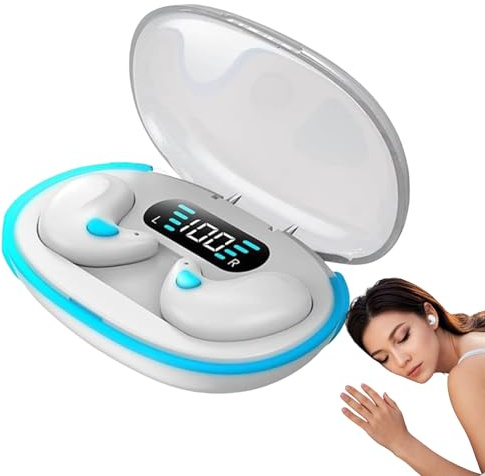 Auriculares deportivos con cancelación de ruido, auriculares inalámbricos con cancelación de ruido, auriculares ligeros con audio claro, auriculares intrauditivos con diseño a prueba de sudor