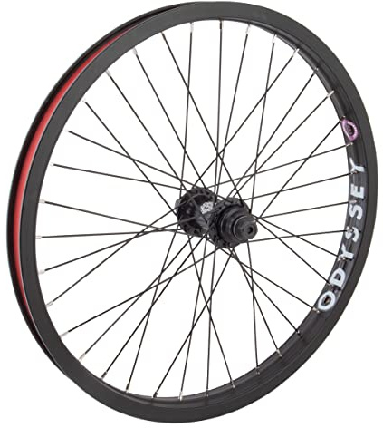 Odyssey Quadrant Front Wheel - 20, 3/8 x 100mm, Rim Brake, Black, Clincher