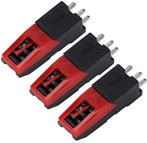 Ago per Giradischi per Giradischi LP, 3 Pezzi Stilo di Ricambio Ago per Giradischi Antico Stilo per Fonografo in Vinile di Ricambio(Asta di plastica)