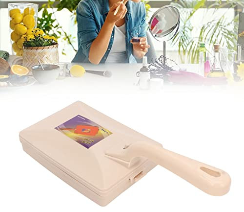 Teppich Trümmerbürste, Teppich Trümmer Kehrbürste Doppelrollen Hand Staubreinigungsbürste Nicht Elektrisch Leise Teppich Rollenbürste Zum Reinigen von Tierhaaren für Bettwäsche