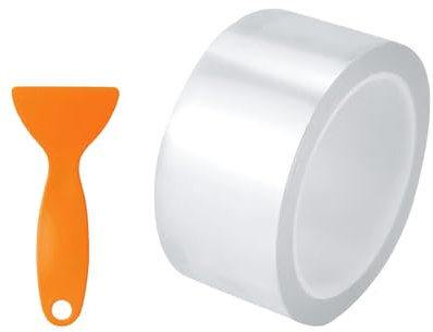 Pellicola Protettiva Trasparente Auto, 5cm x 10M Protettive per Vernici Auto, Universale Pellicola Protettiva, Bordi della Porta Adesivi Protezione dei Bordi Autoadesiva per Biciclette, Moto e Auto