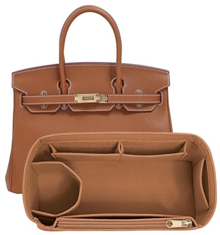 LOUKAYCCI Birkin Lot de 35 organiseurs de sac à main en feutre (EarthColor, BK35)