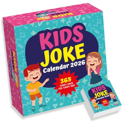 Children's Joke Desk Calendar 2026 – 365 Funny Kids' Jokes